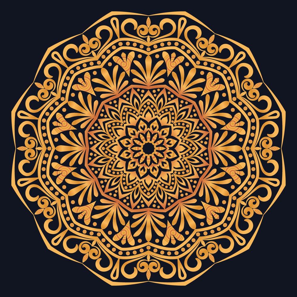 decoratief elementen luxe ornament patroon helling mandala ontwerp vector