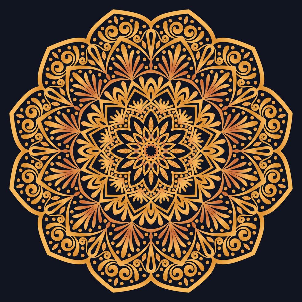 decoratief elementen luxe ornament patroon helling mandala ontwerp vector