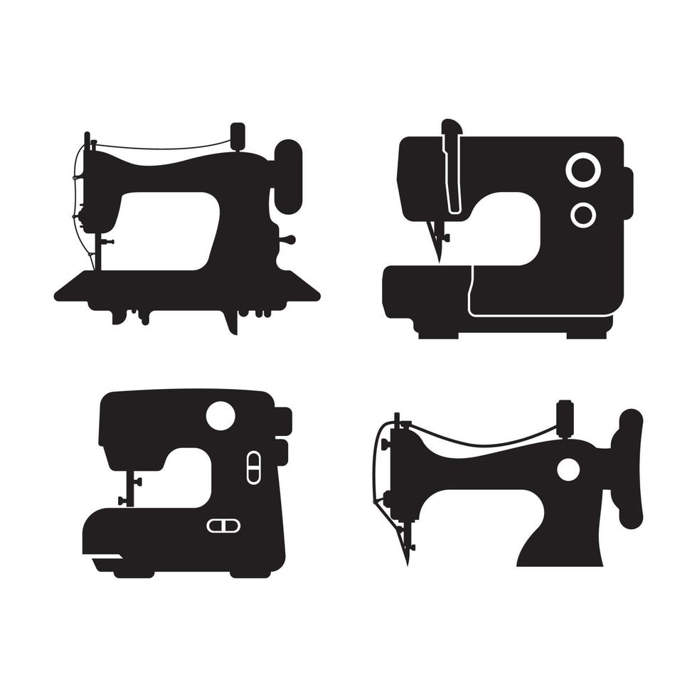 naaien machine logo pictogram, illustratie sjabloon ontwerp vector