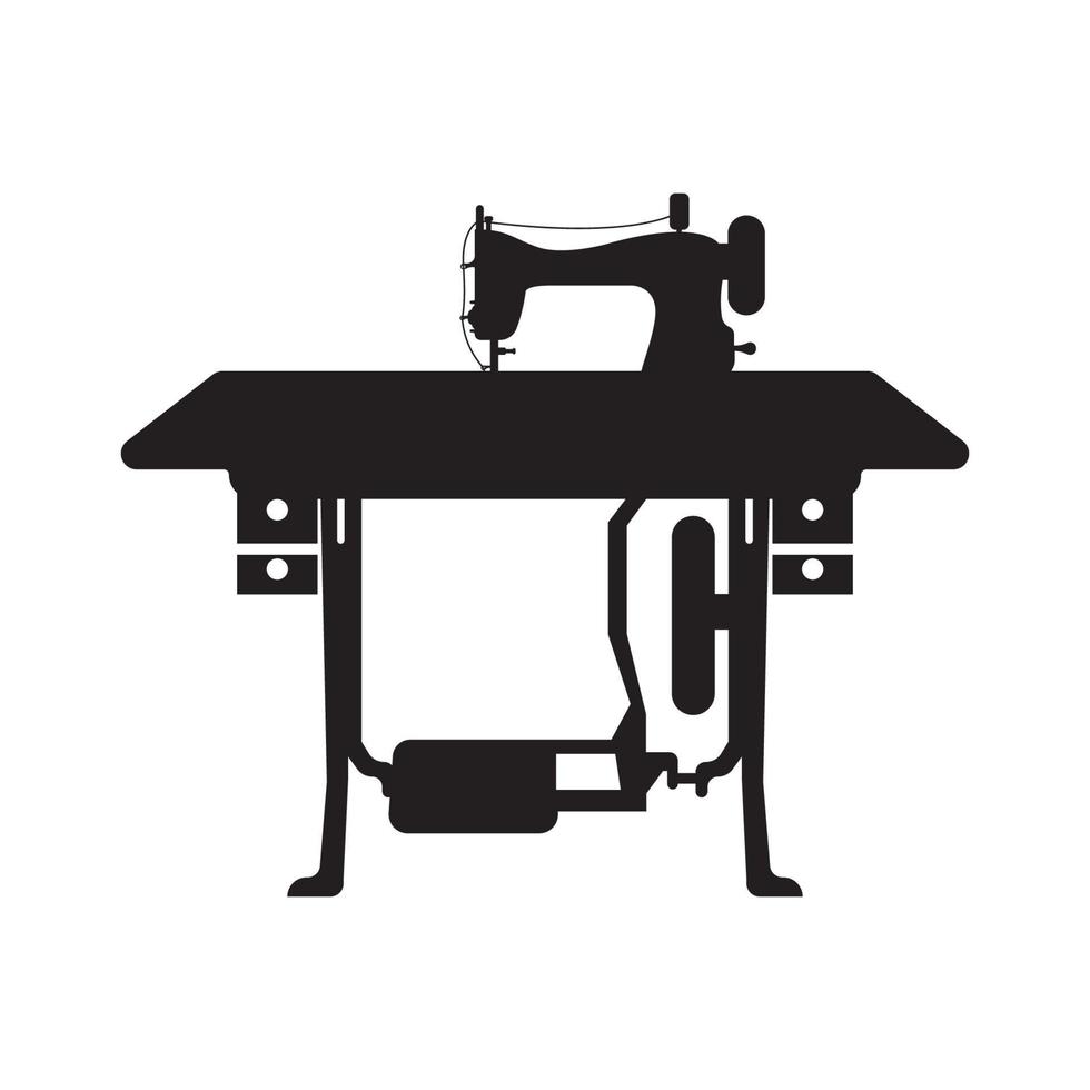 naaien machine logo pictogram, illustratie sjabloon ontwerp vector