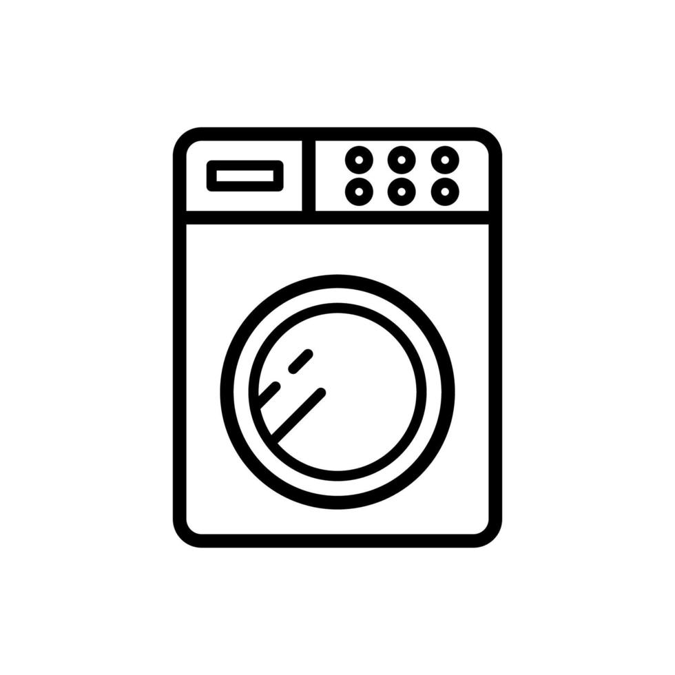 het wassen machine icoon ontwerp vector