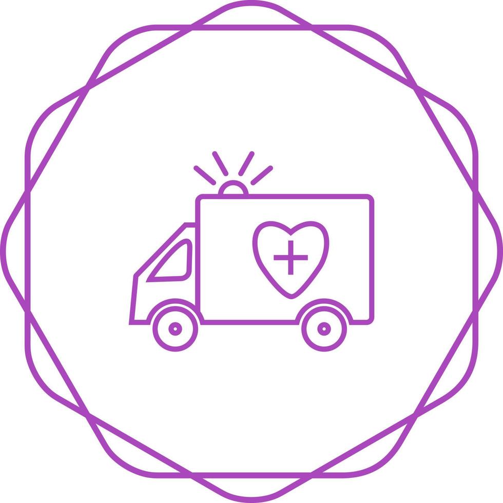 ambulance vector pictogram