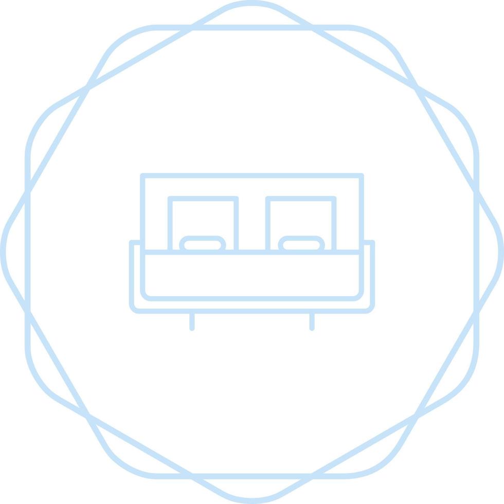 bed vector icoon