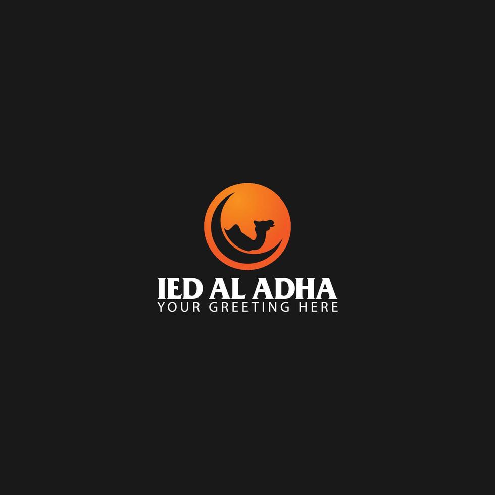 eid al adha logo vector