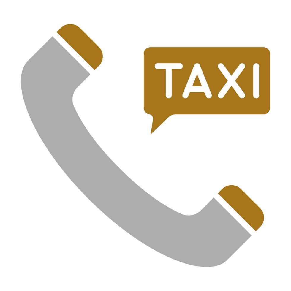 telefoontje taxi vector icoon stijl