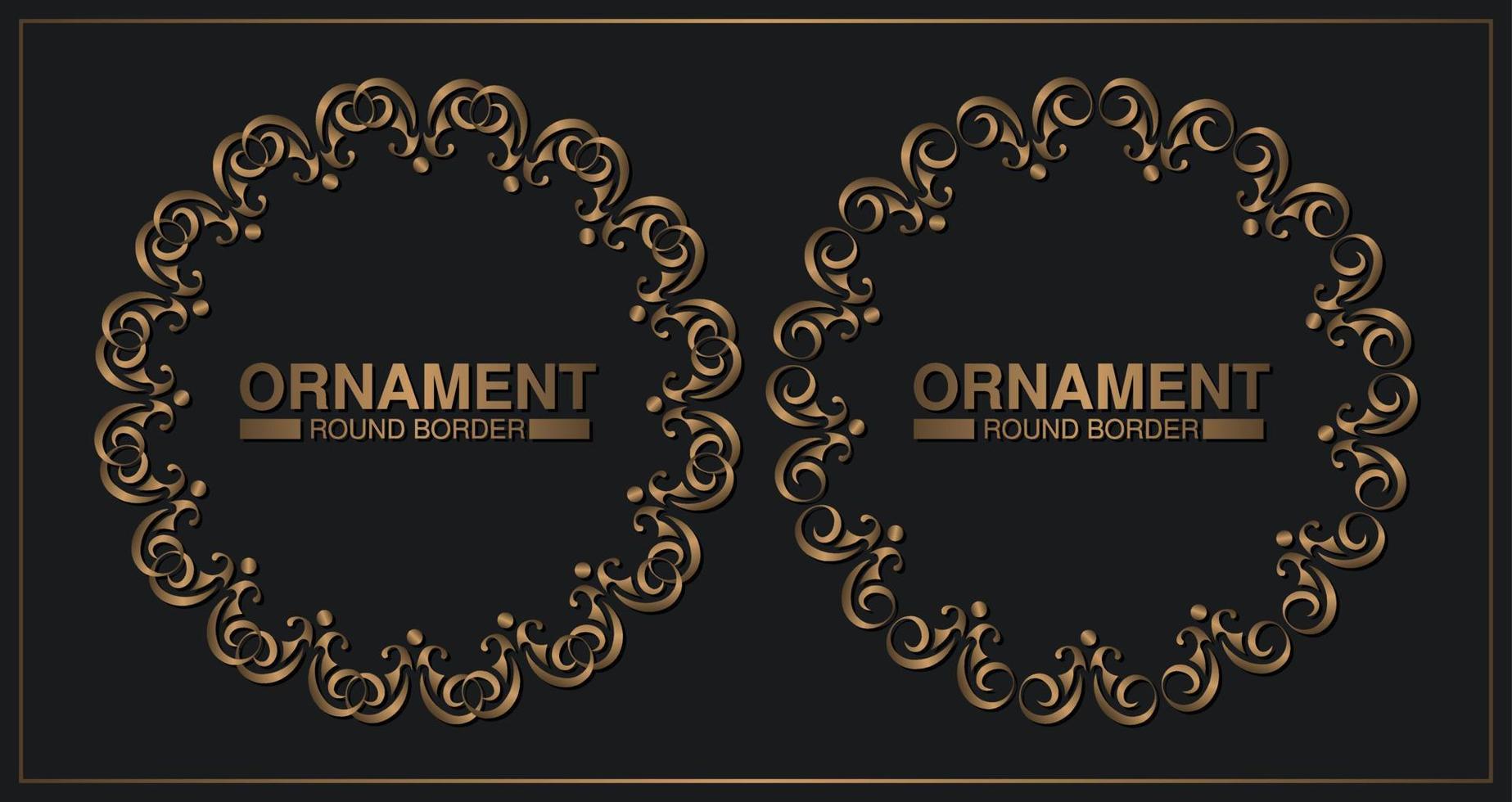 luxe ornament patroon cirkel ontwerp vector