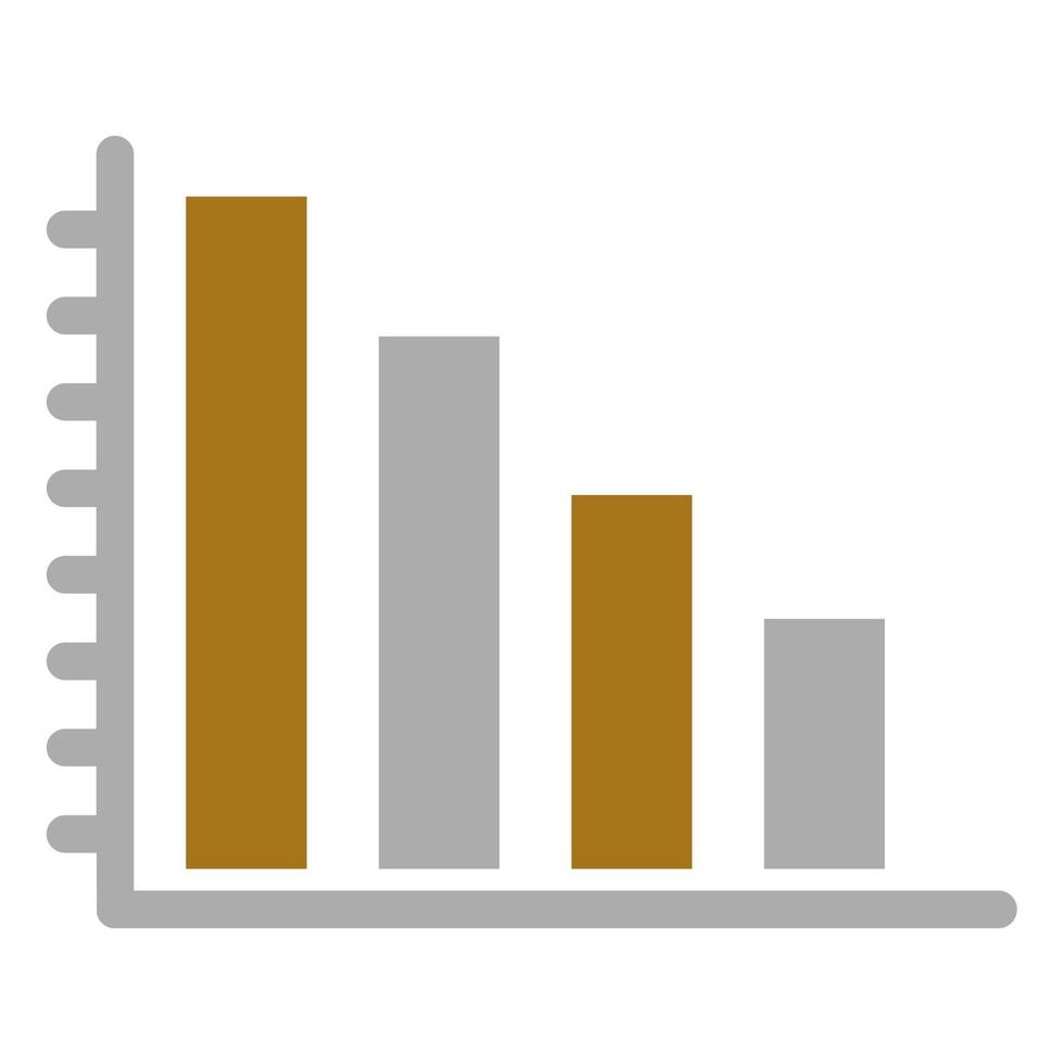 bar diagram vector icoon stijl