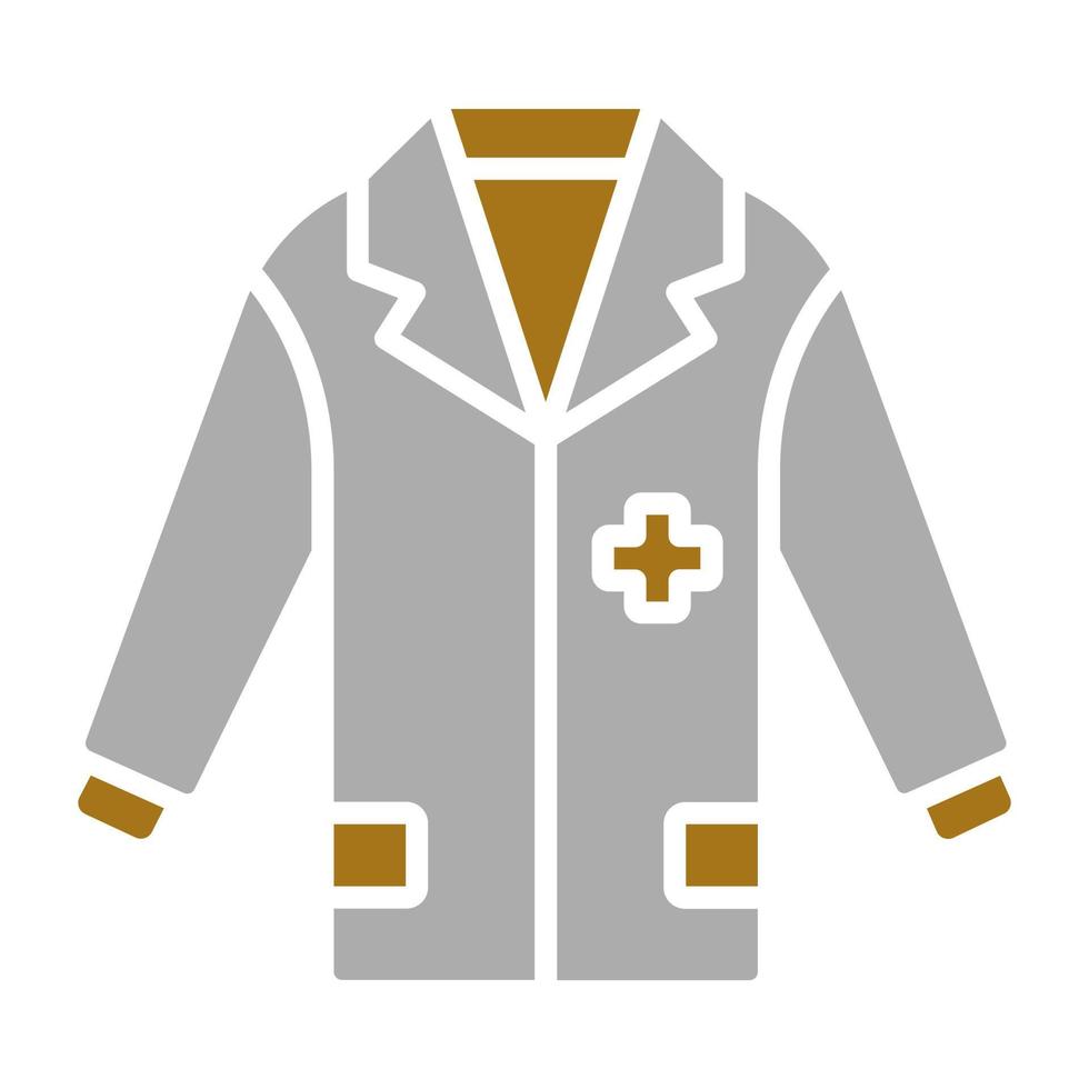 dokter jas vector icoon stijl
