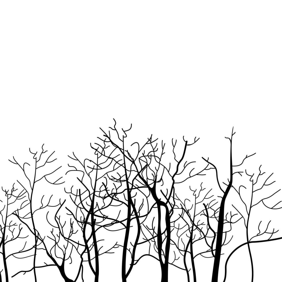 een schetsen van een boom vector