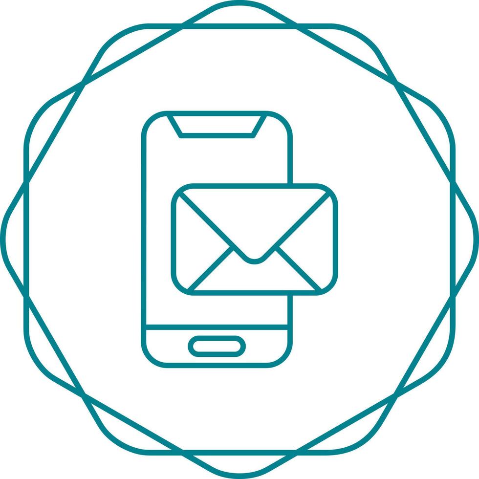 telefoon mail vector icoon