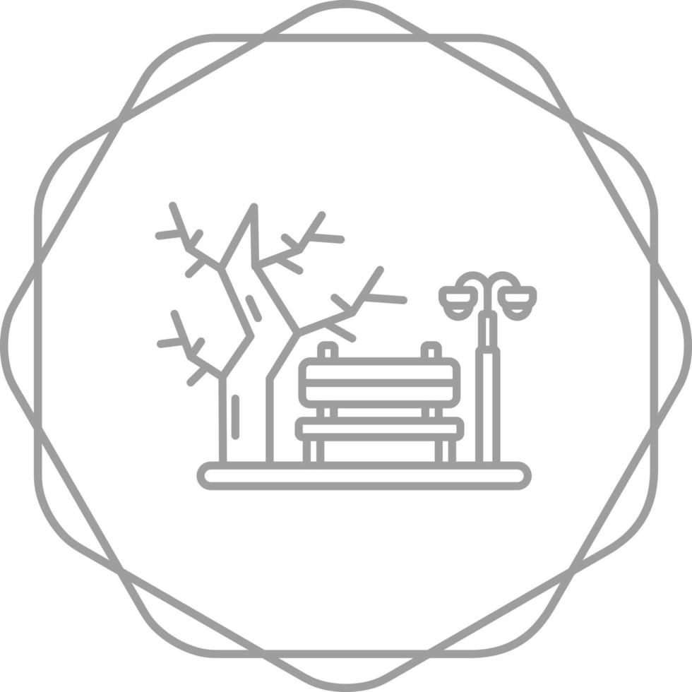 park vector pictogram