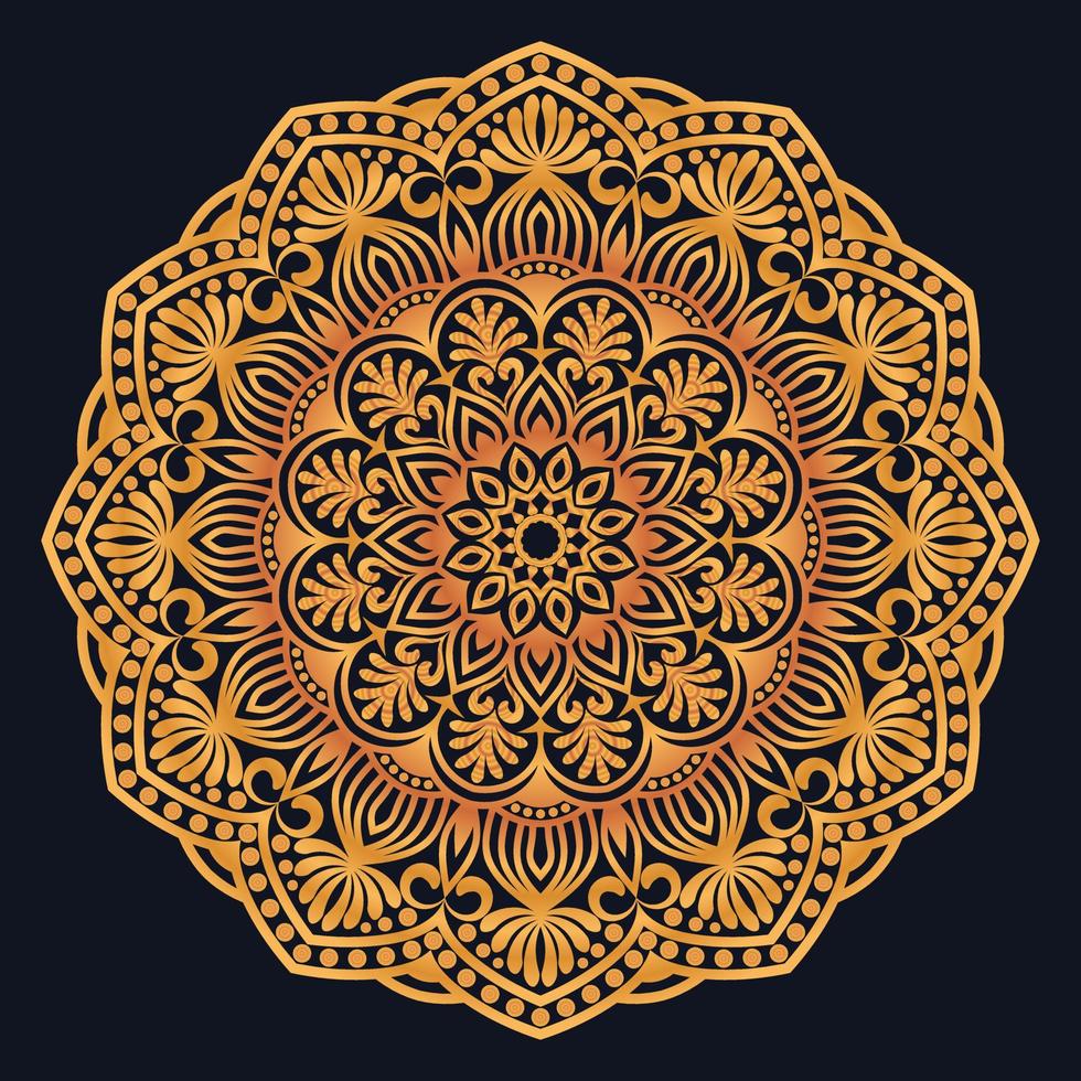 decoratief elementen luxe ornament patroon helling mandala ontwerp vector