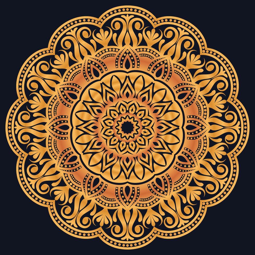 decoratief elementen luxe ornament patroon helling mandala ontwerp vector