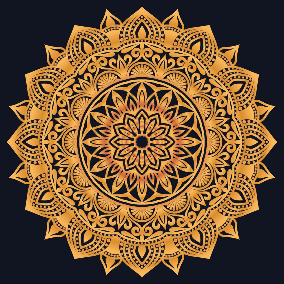 decoratief elementen luxe ornament patroon helling mandala ontwerp vector