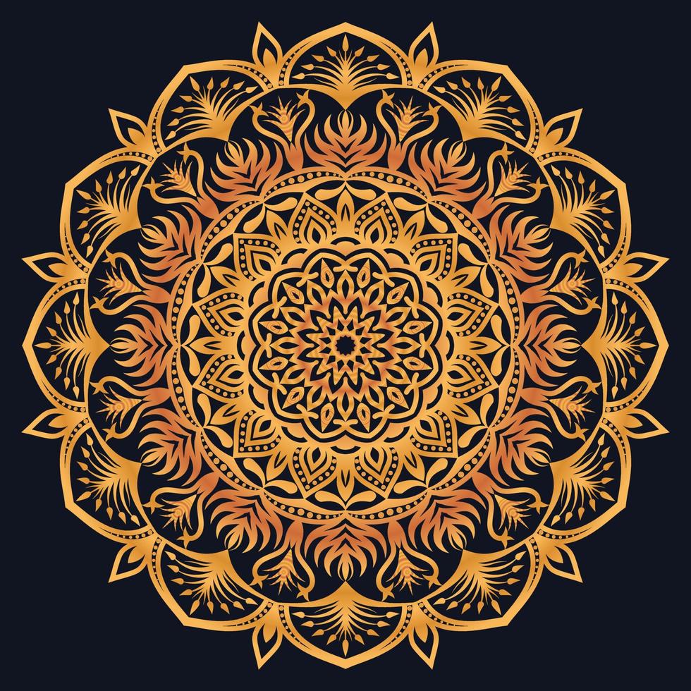 decoratief elementen luxe ornament patroon helling mandala ontwerp vector