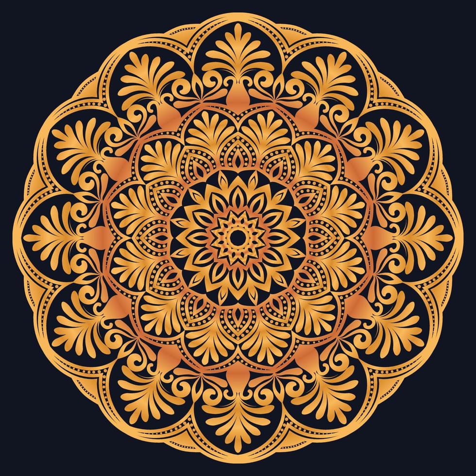 decoratief elementen luxe ornament patroon helling mandala ontwerp vector