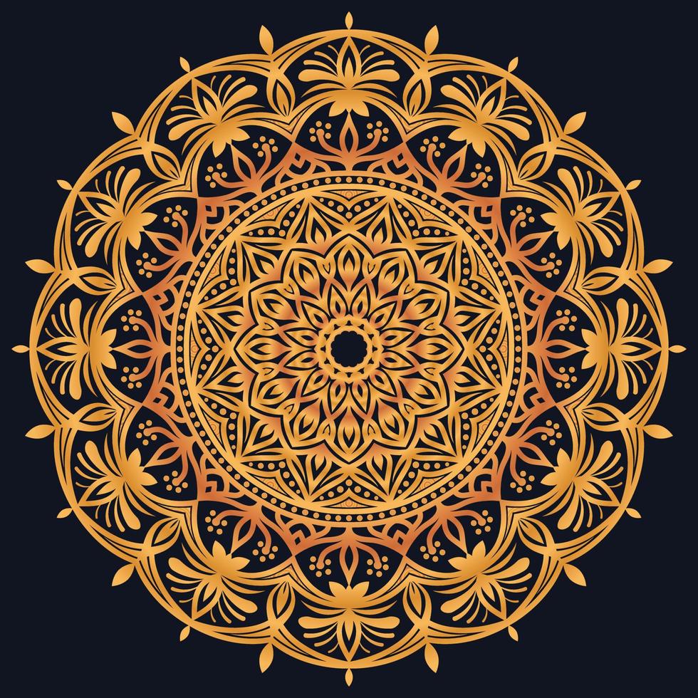 decoratief elementen luxe ornament patroon helling mandala ontwerp vector