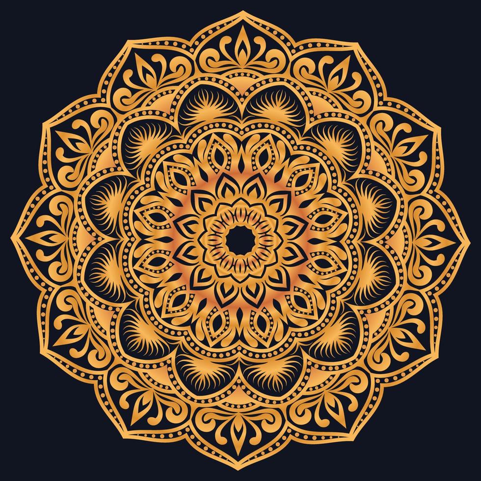 decoratief elementen luxe ornament patroon helling mandala ontwerp vector