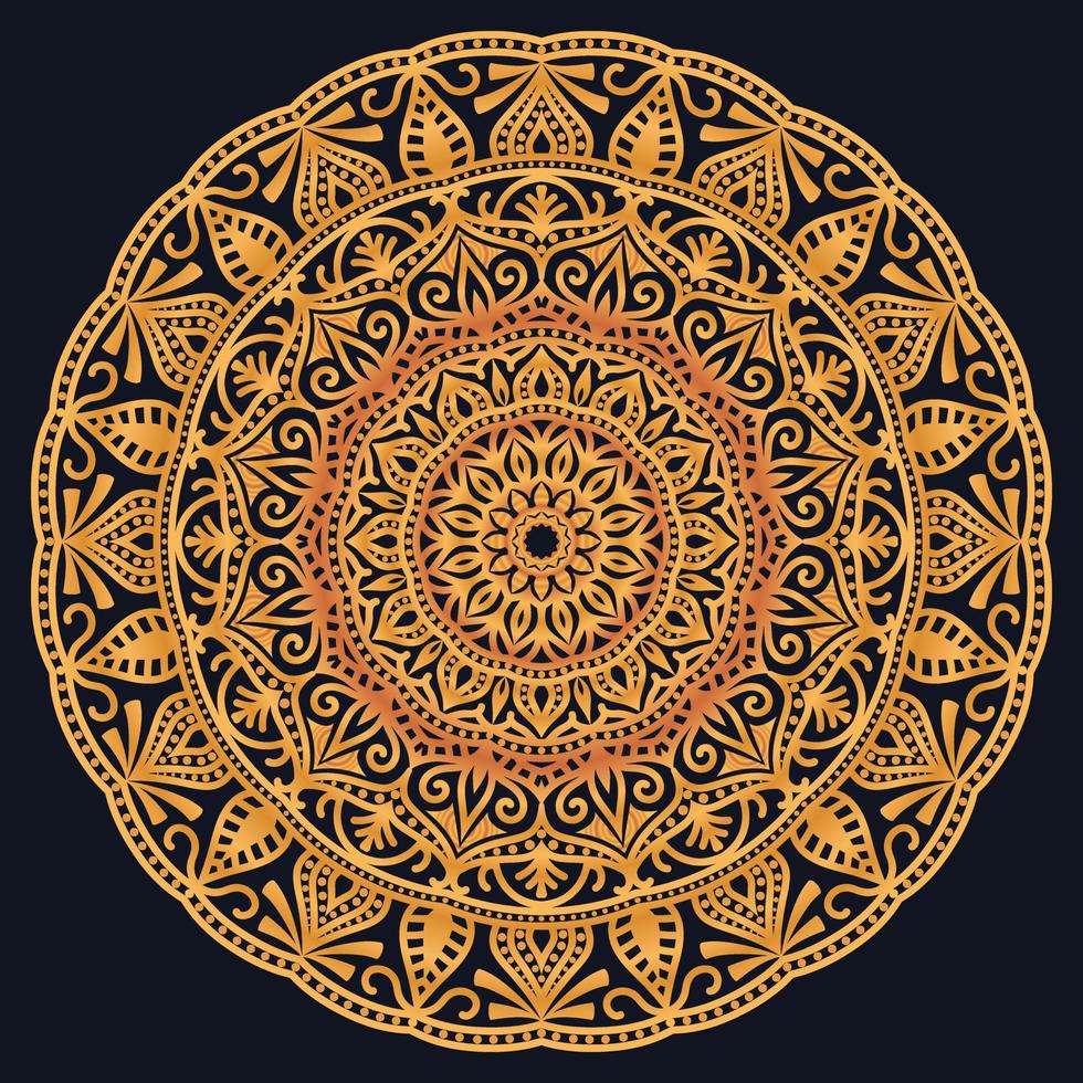 decoratief elementen luxe ornament patroon helling mandala ontwerp vector