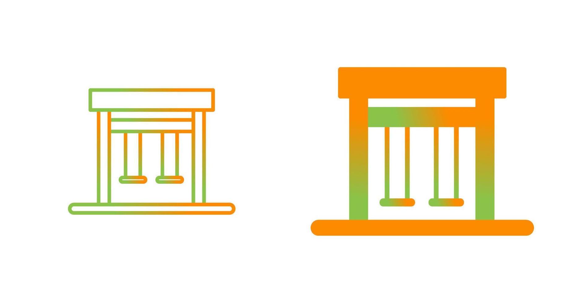 speeltuin vector pictogram