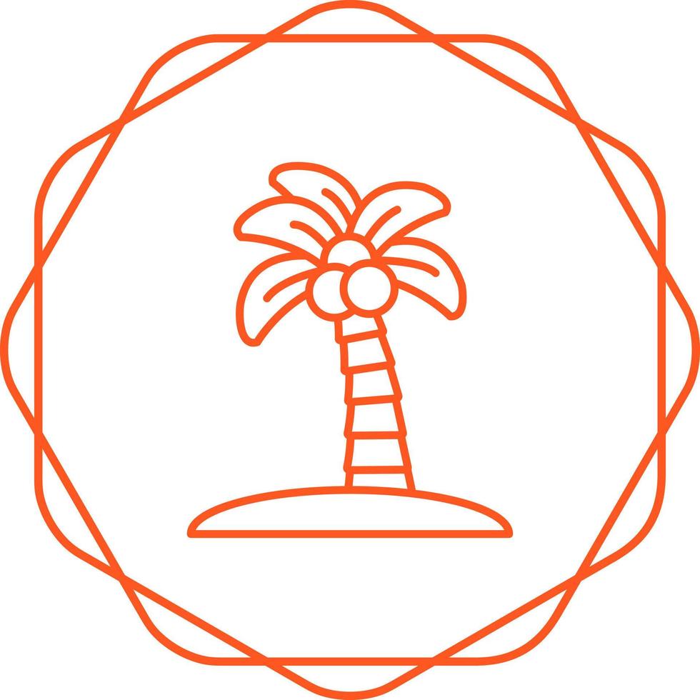 palm boom vector icoon