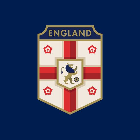 Engeland World Cup Soccer Badges vector