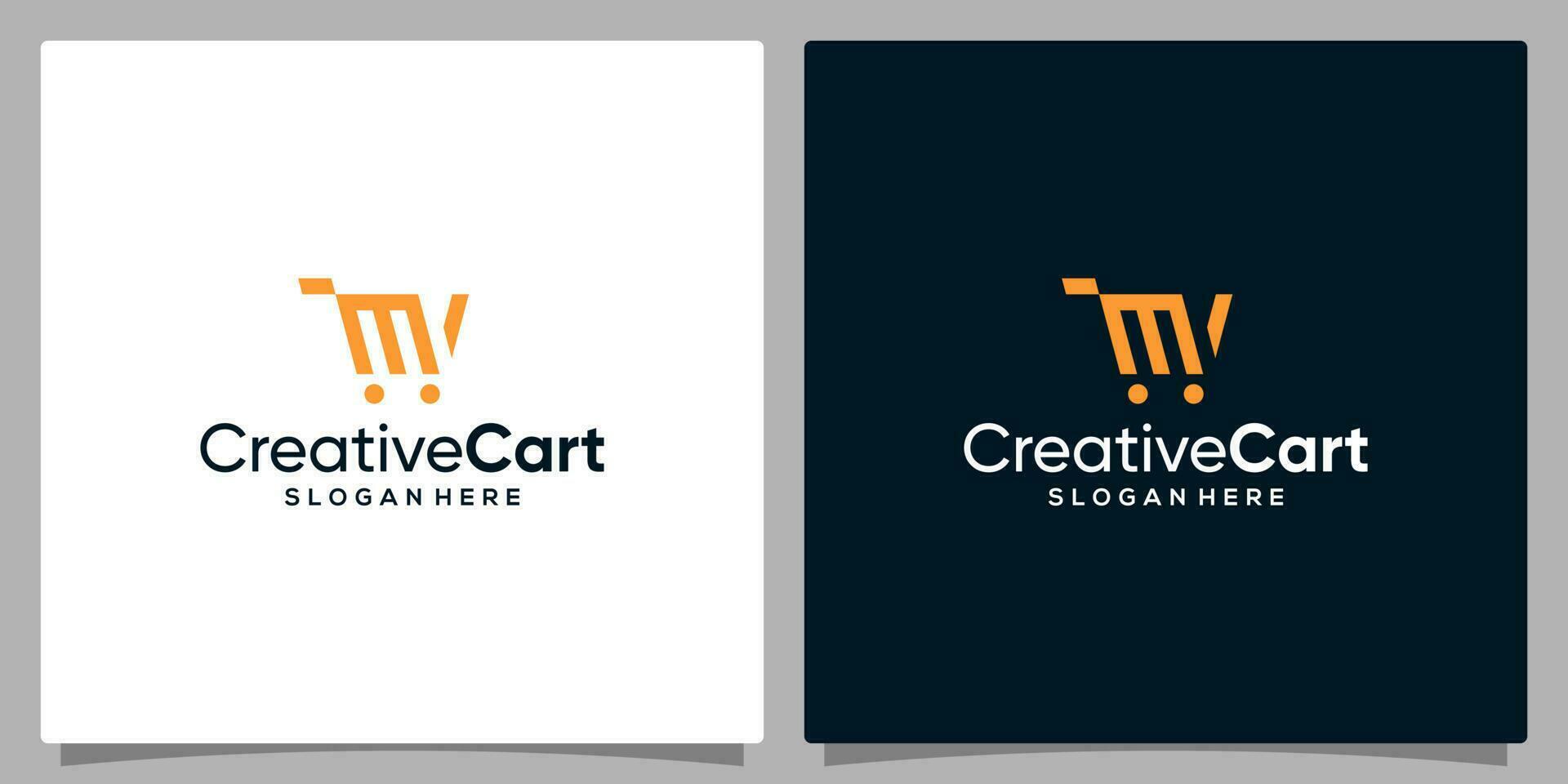 sjabloon ontwerp icoon logo vector boodschappen doen kar abstract met symbool eerste brief m. premie vector