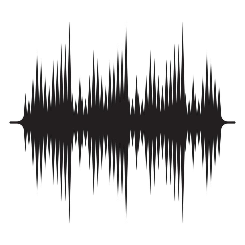 geluidsgolf pictogram vector