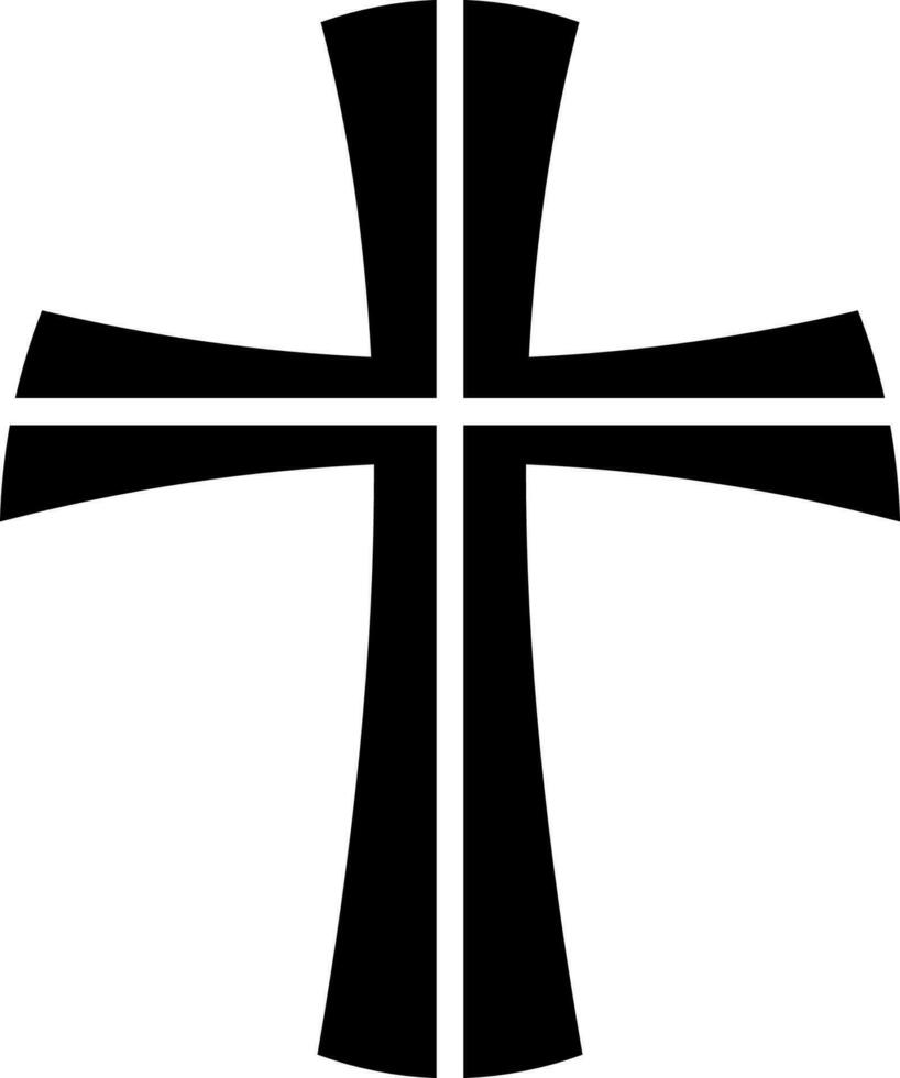 Katholiek kruis kruisiging vier stuk vector