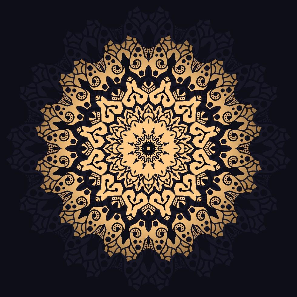 luxe mandala-ontwerp vector