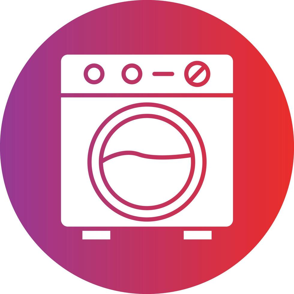 vector ontwerp het wassen machine icoon stijl