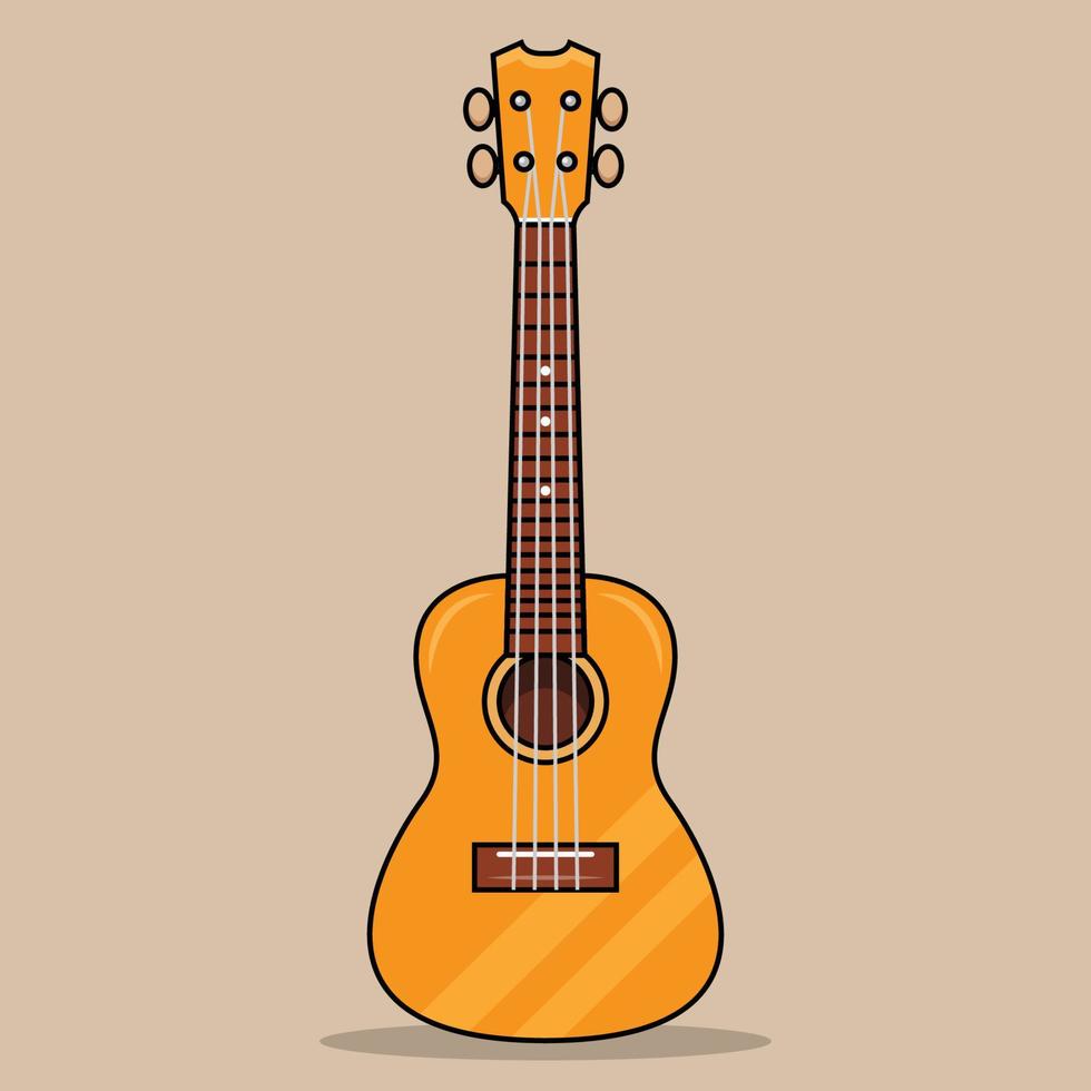 de illustratie van ukulele vector