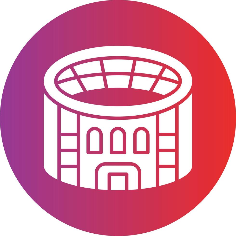 vector ontwerp stadion icoon stijl