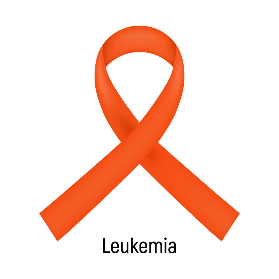 kanker lintje. leukemie. vector illustratie.