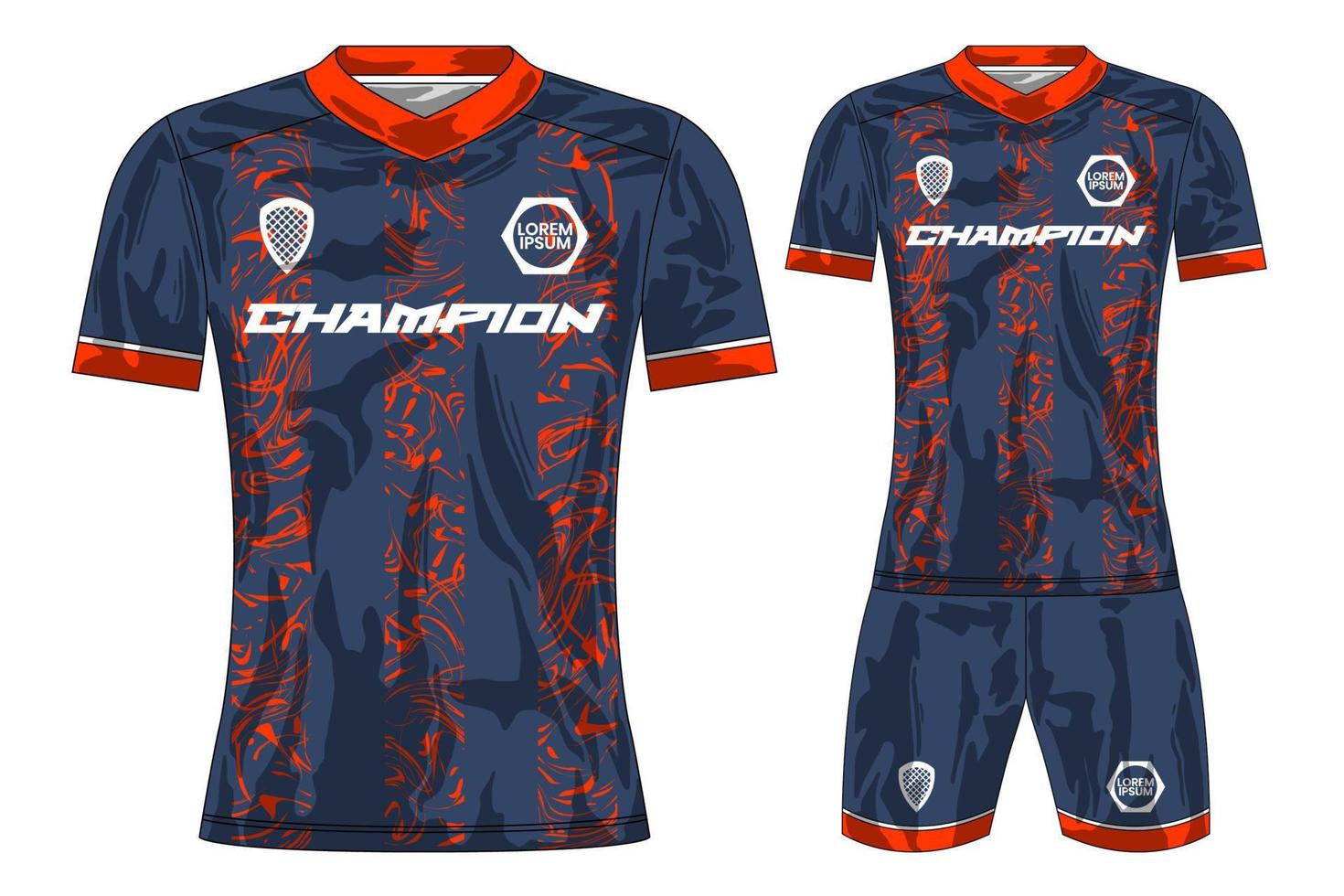 voetbal Jersey sport t-shirt ontwerp mockup voor Amerikaans voetbal club vector