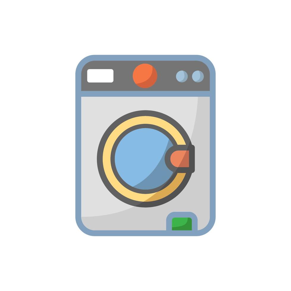 het wassen machine icoon ontwerp vector