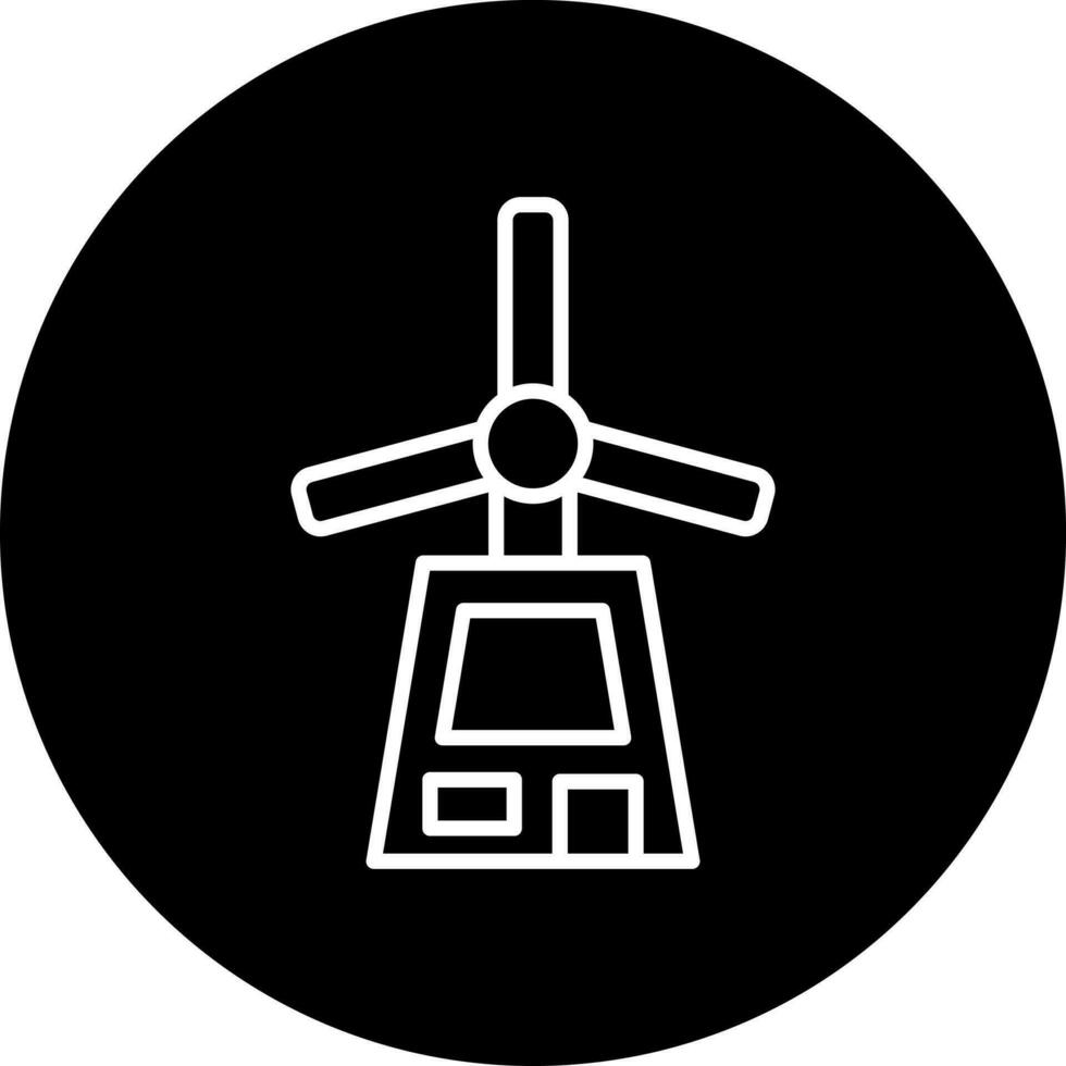 windmolen vector icoon stijl