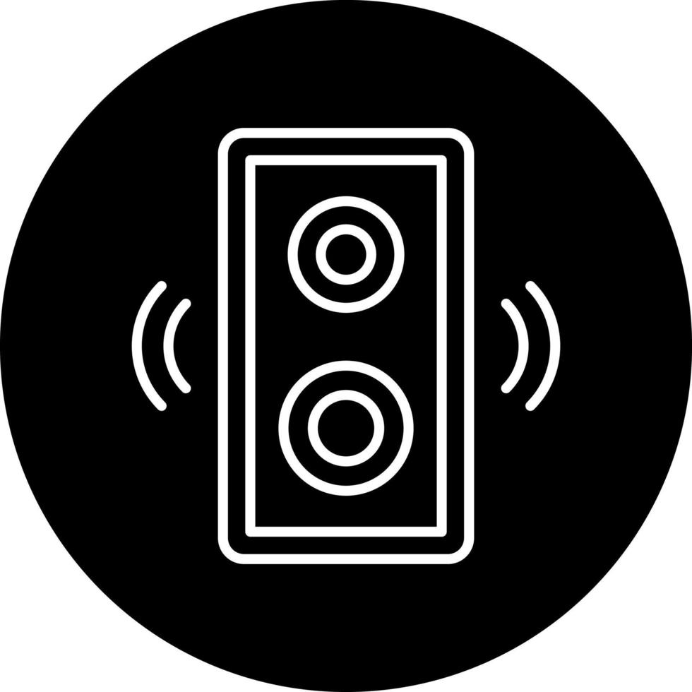 slim muziek- kolom vector icoon stijl
