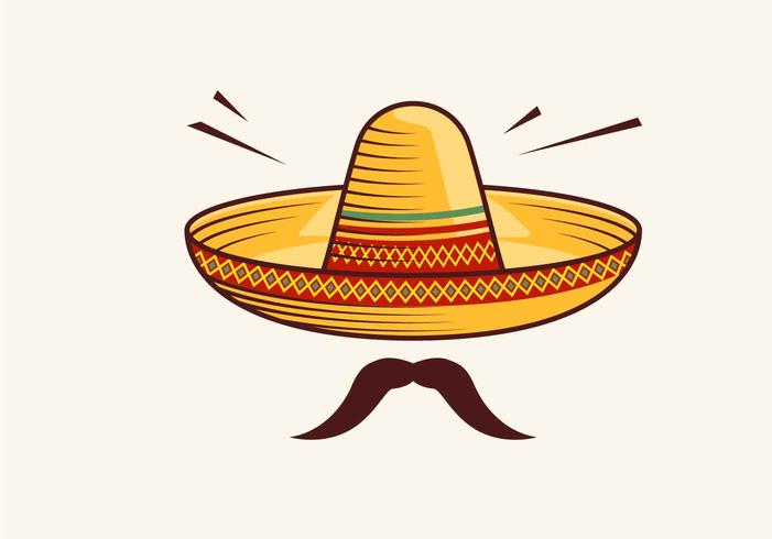 Sombrero vectorillustratie vector