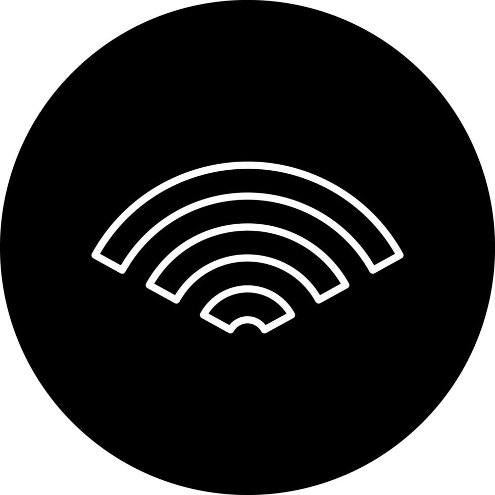 Wifi verbinding vector icoon stijl