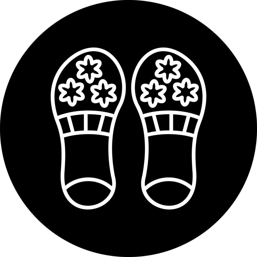 slippers vector icoon stijl