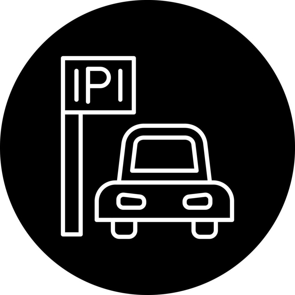 parkeren Oppervlakte vector icoon stijl