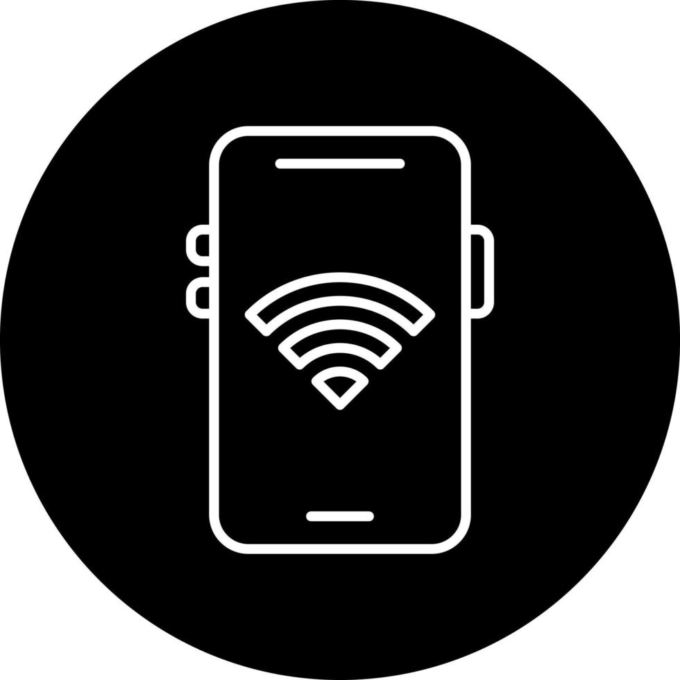 mobiel Wifi vector icoon stijl