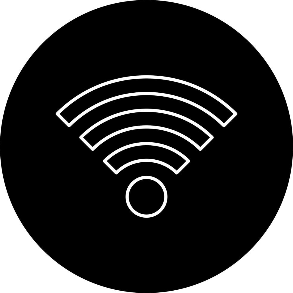 Wifi vector icoon stijl
