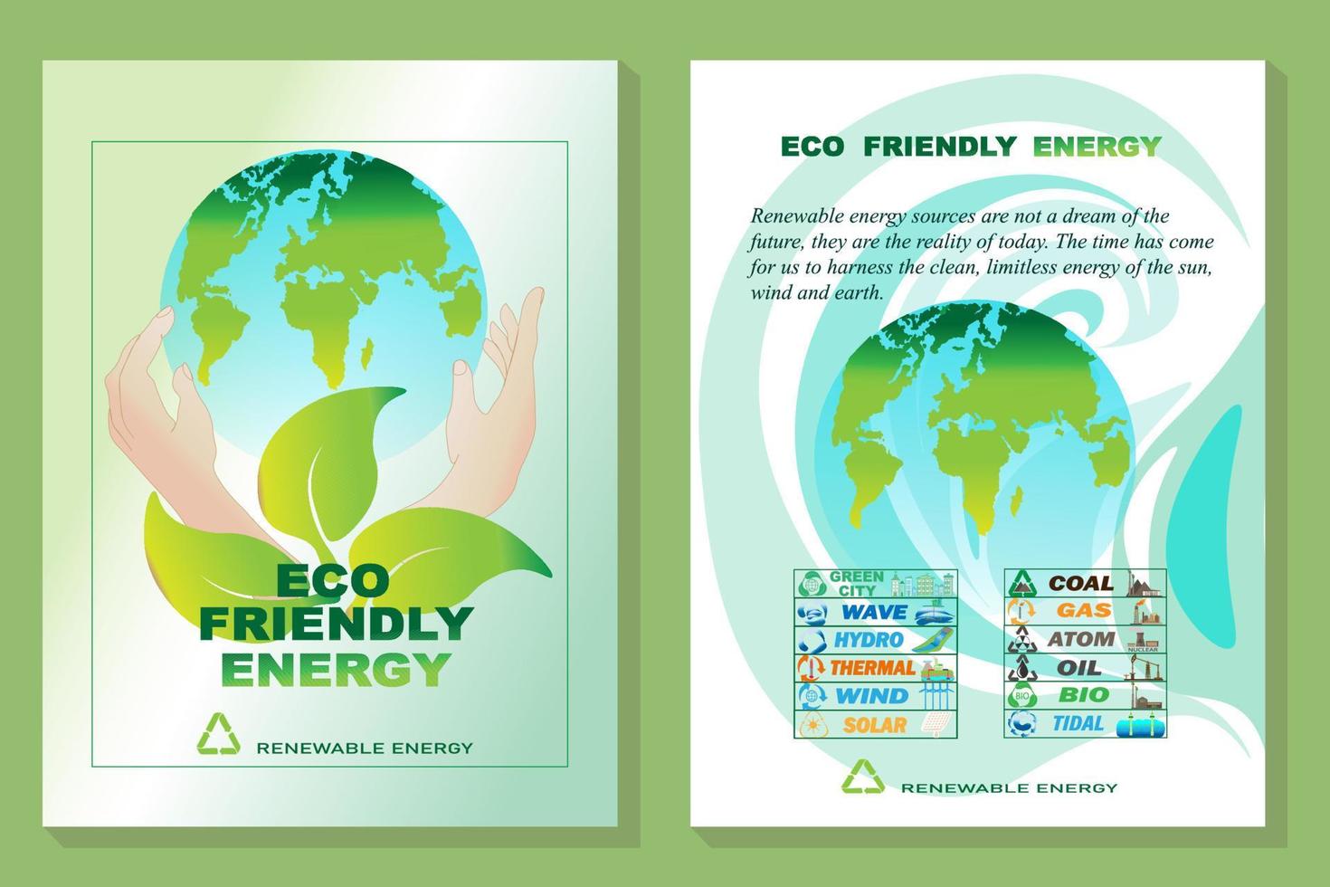 groen eco stad vector esg cologie milieu vriendelijk sjabloon, duurzaamheid eco vector is een schoon planeet en de distributie van afval.