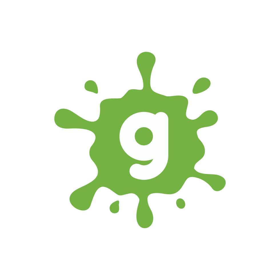 brief g plons eerste logo vector