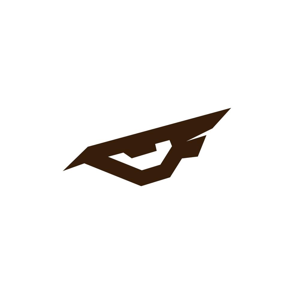 dier adelaar oog gemakkelijk meetkundig creatief logo vector