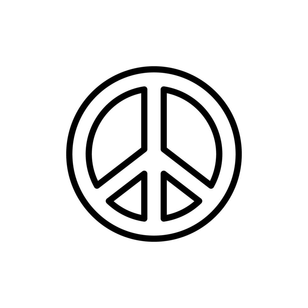 teken, vrede vector icoon