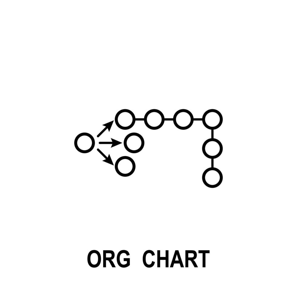 organisatorisch tabel vector icoon