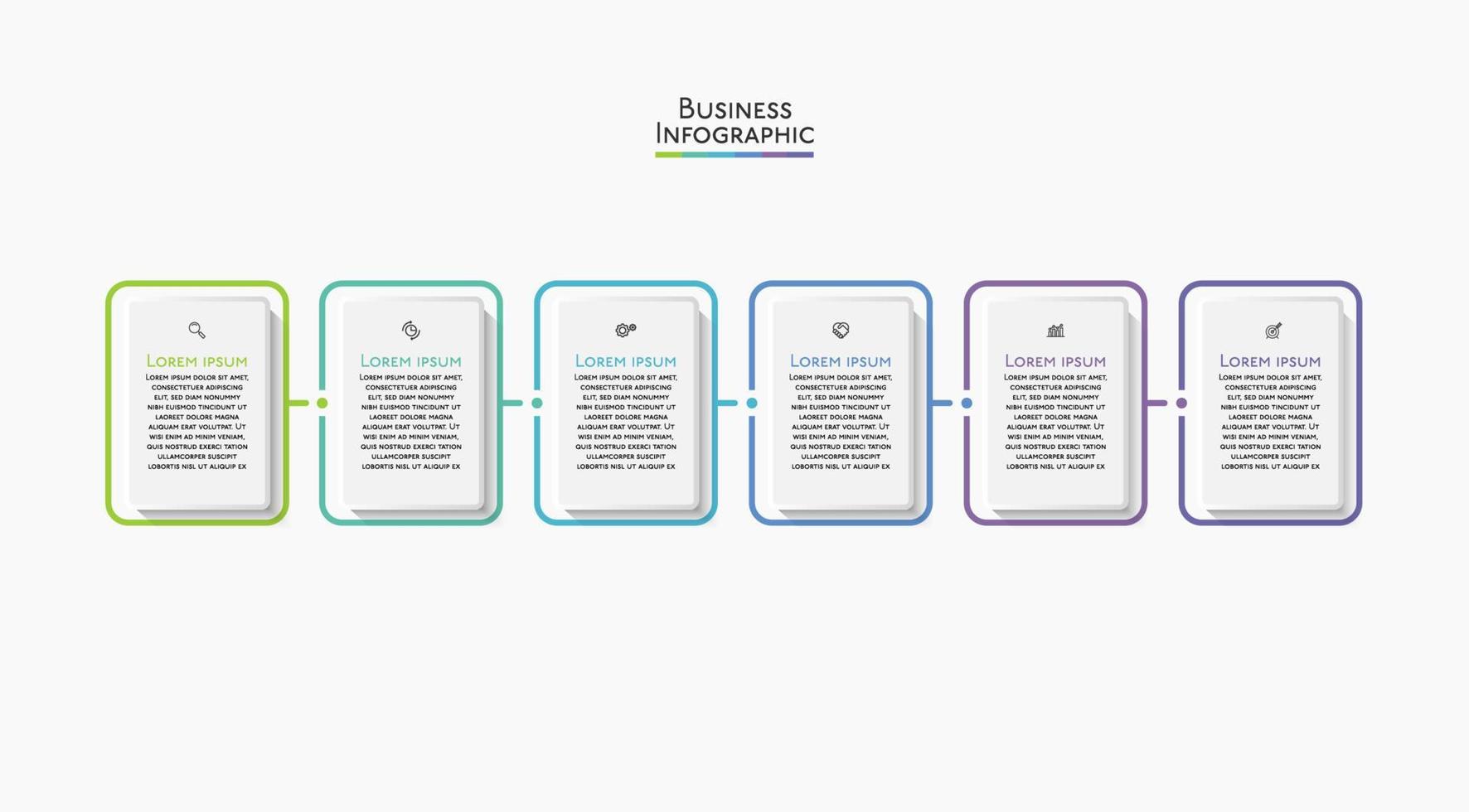 presentatie zakelijke infographic sjabloon vector